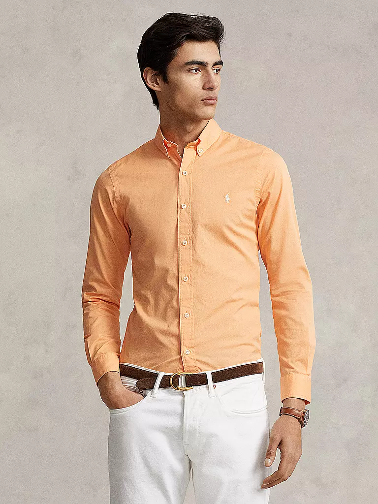 POLO RALPH LAUREN | Hemd Slim Fit  | orange