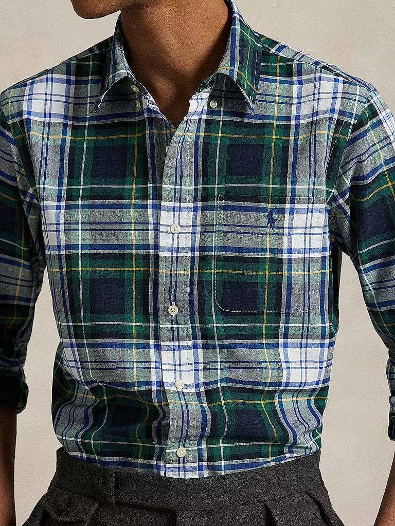 POLO RALPH LAUREN | Hemd Slim Fit | dunkelgrün