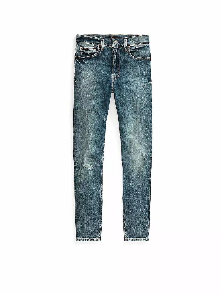 POLO RALPH LAUREN | Highwaist Jeans Skinny Fit Tompkins | blau