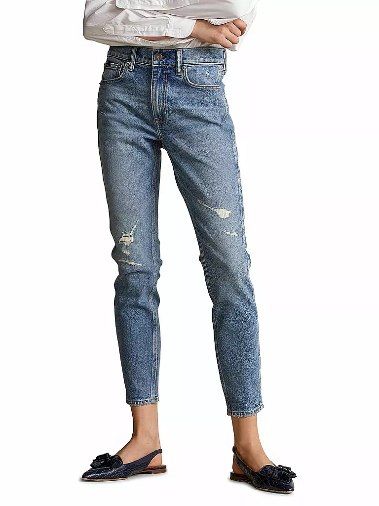 POLO RALPH LAUREN | Jeans Skinny Fit 7/8 Tompkins | blau