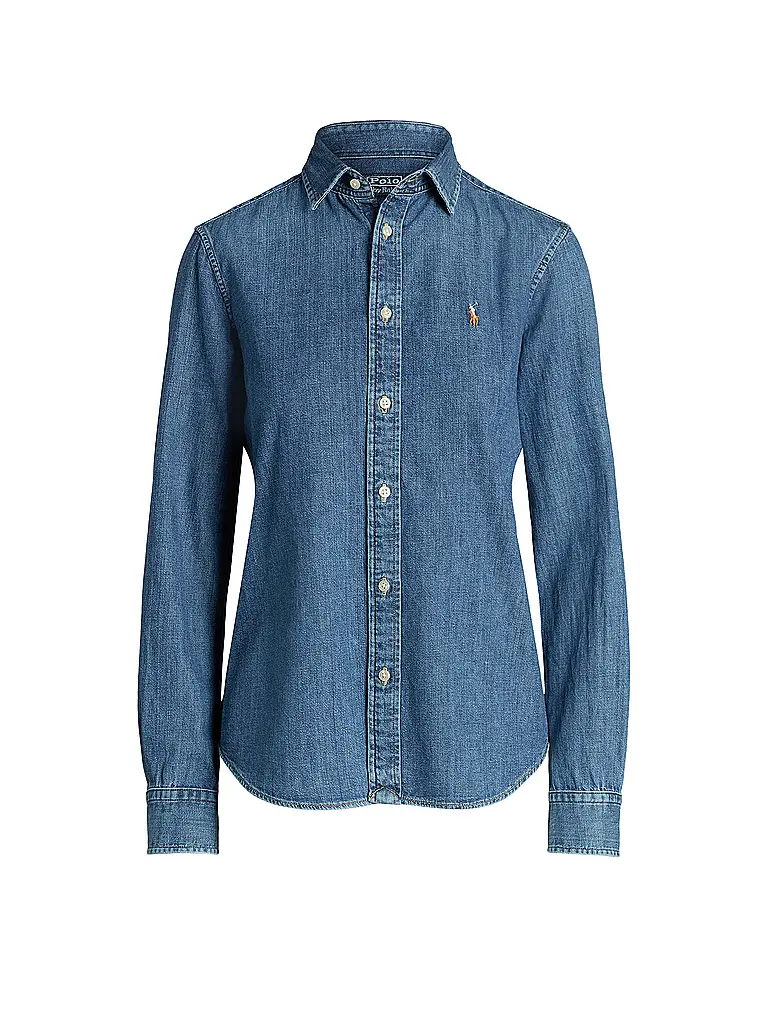 POLO RALPH LAUREN | Jeansbluse  | dunkelblau