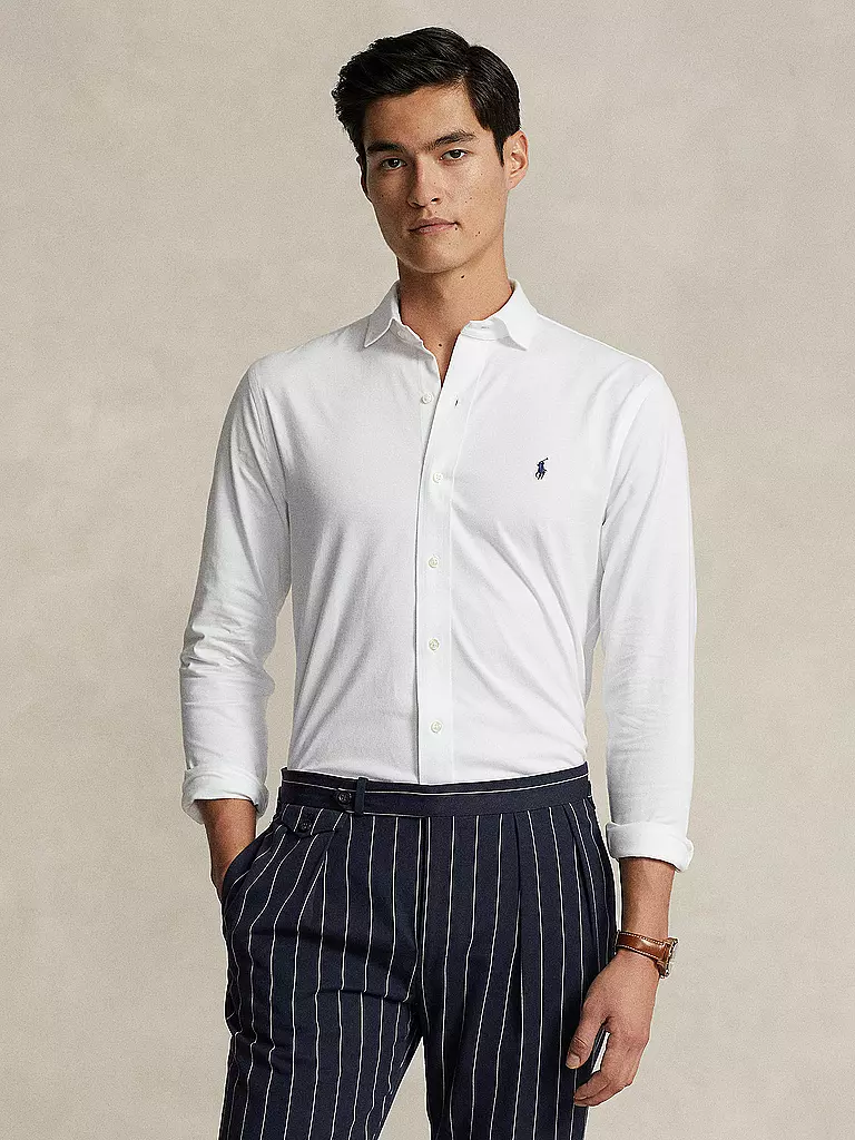 POLO RALPH LAUREN | Jerseyhemd Slim Fit | dunkelblau
