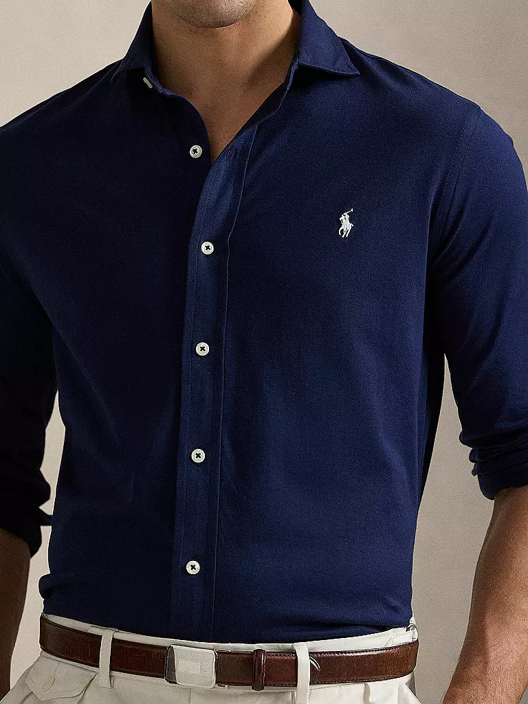 POLO RALPH LAUREN | Jerseyhemd Slim Fit | weiss