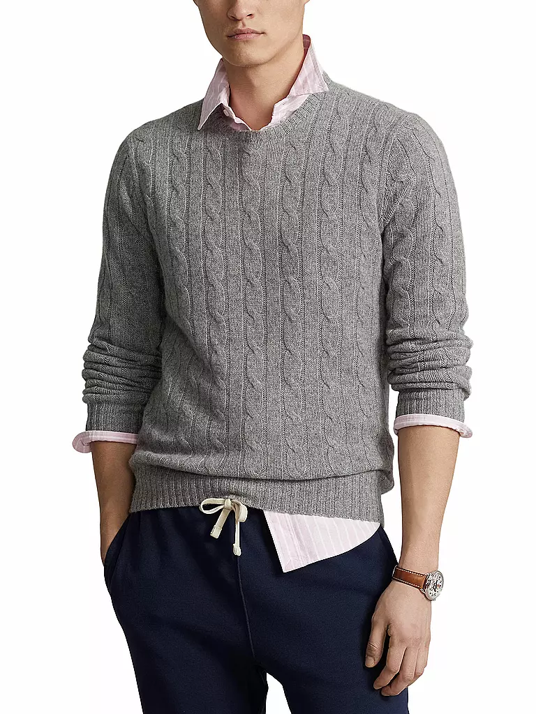 POLO RALPH LAUREN | Kaschmirpullover | hellgrau