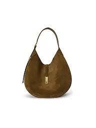 POLO RALPH LAUREN | Ledertasche - Schultertasche Medium | Braun