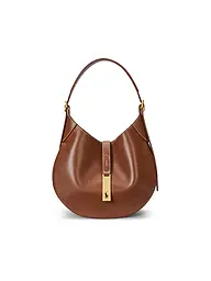 POLO RALPH LAUREN | Ledertasche - Schultertasche Small  | braun