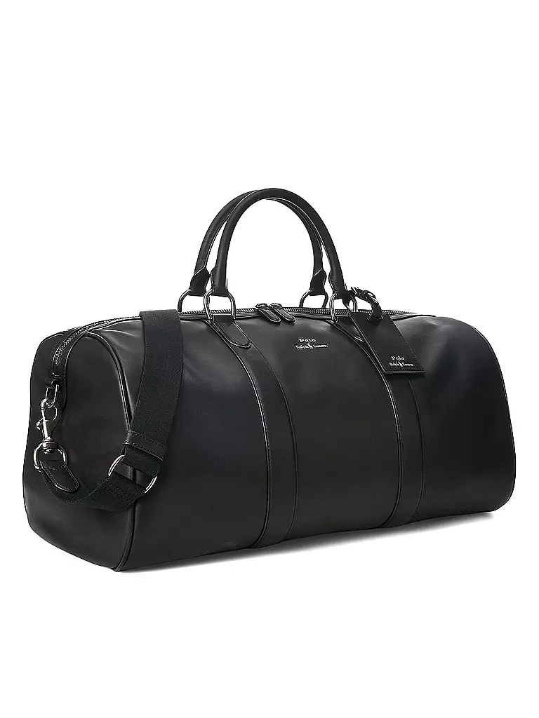 POLO RALPH LAUREN | Ledertasche - Weekender | schwarz