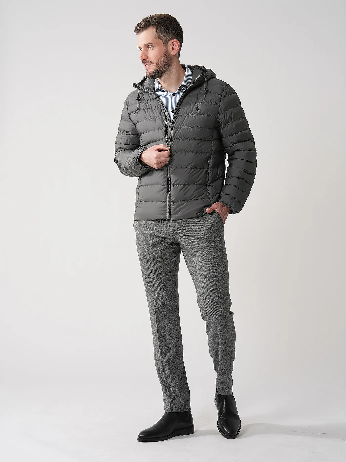 POLO RALPH LAUREN | Leichtsteppjacke | grau