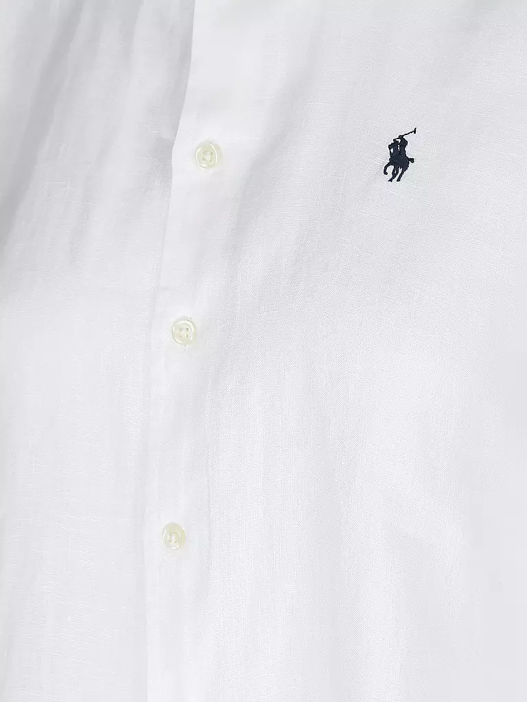 POLO RALPH LAUREN | Leinenbluse  | weiss