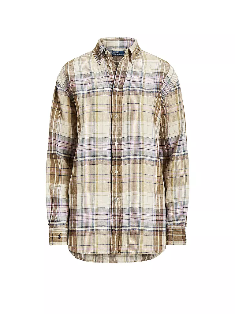 POLO RALPH LAUREN | Leinenbluse | braun