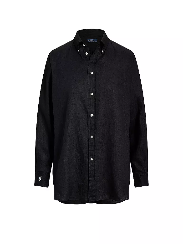 POLO RALPH LAUREN | Leinenbluse | schwarz
