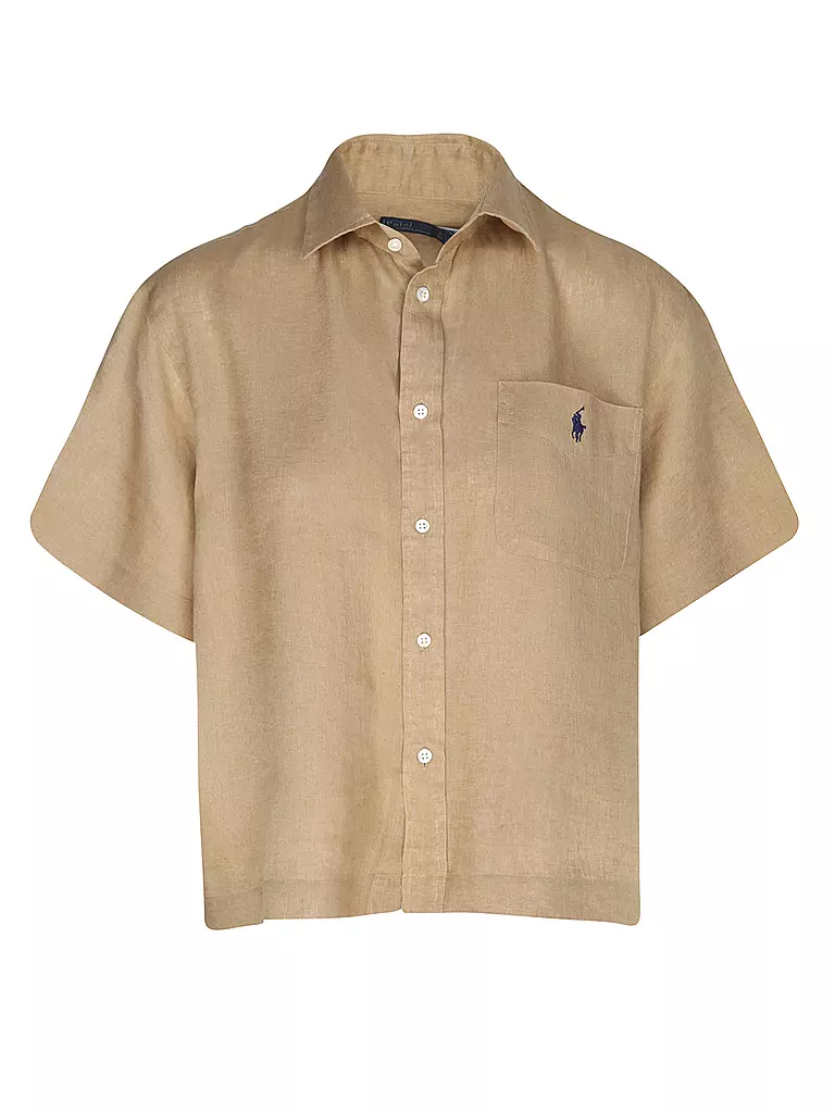 POLO RALPH LAUREN | Leinenbluse | camel