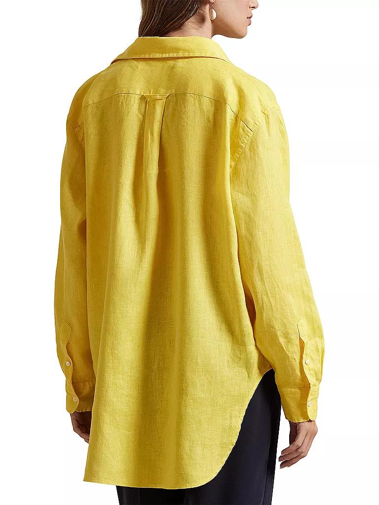 POLO RALPH LAUREN | Leinenbluse | gelb