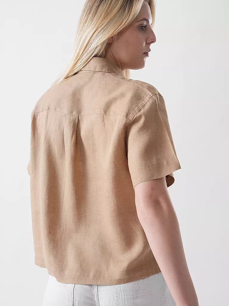 POLO RALPH LAUREN | Leinenbluse | camel