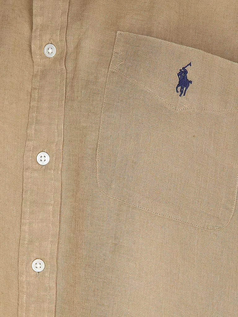 POLO RALPH LAUREN | Leinenbluse | camel