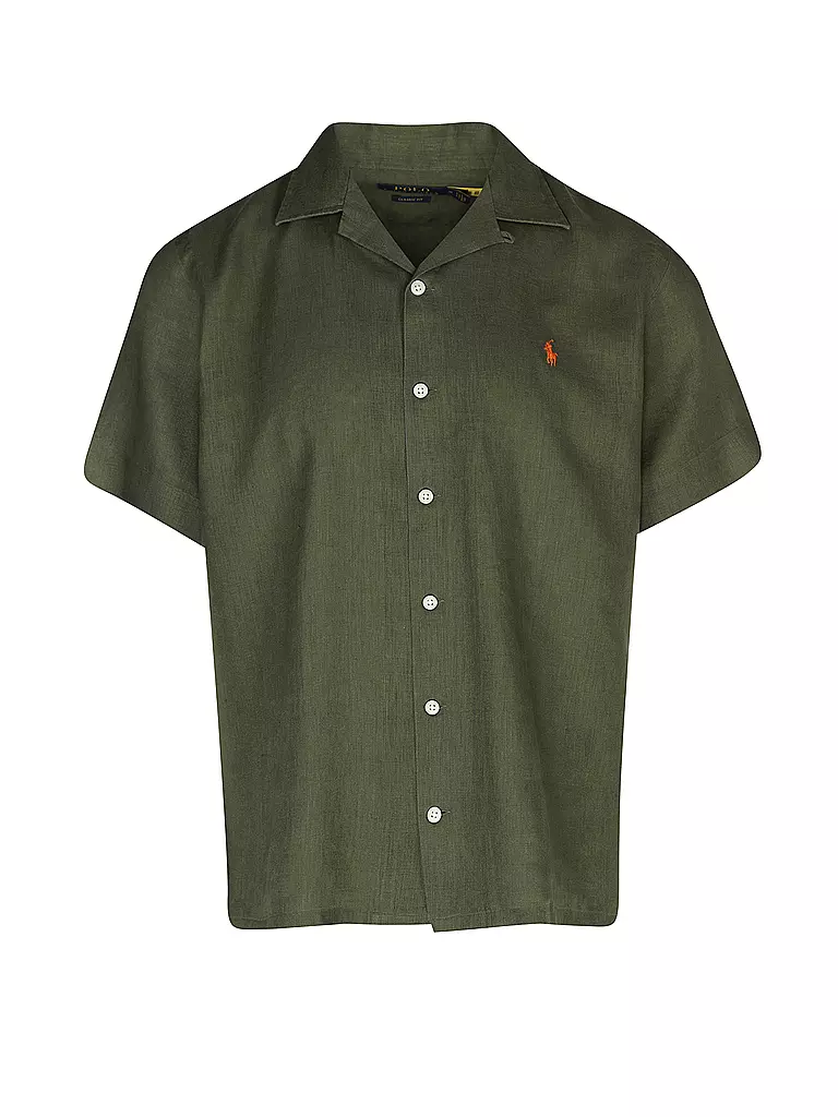 POLO RALPH LAUREN | Leinenhemd Classic Fit | olive