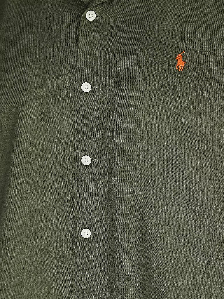 POLO RALPH LAUREN | Leinenhemd Classic Fit | olive