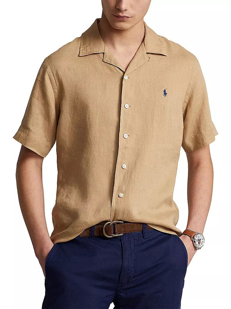 POLO RALPH LAUREN | Leinenhemd Classic Fit | olive