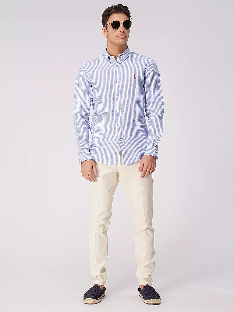 POLO RALPH LAUREN | Leinenhemd Slim Fit | blau