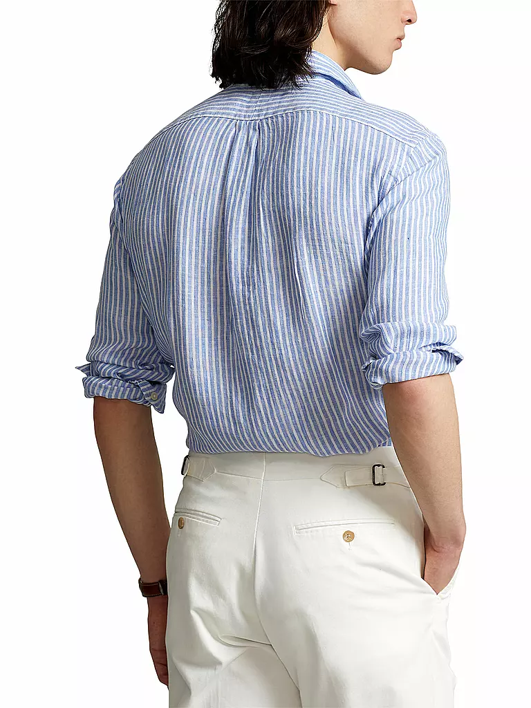 POLO RALPH LAUREN Leinenhemd Slim Fit weiß