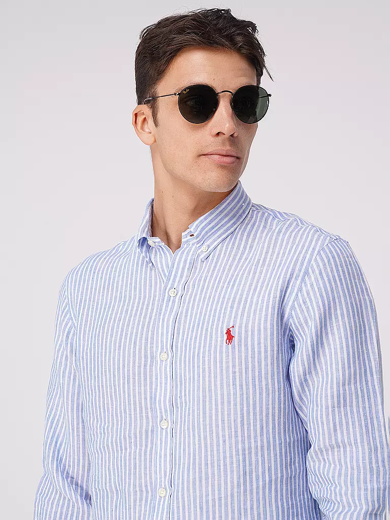 POLO RALPH LAUREN | Leinenhemd Slim Fit | blau