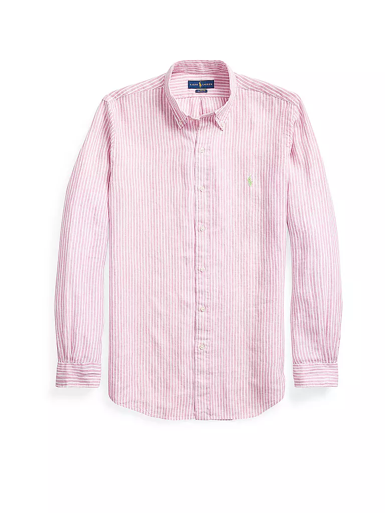 POLO RALPH LAUREN | Leinenhemd | rosa