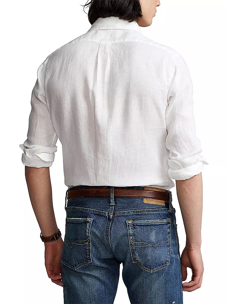 POLO RALPH LAUREN | Leinenhemd | dunkelblau