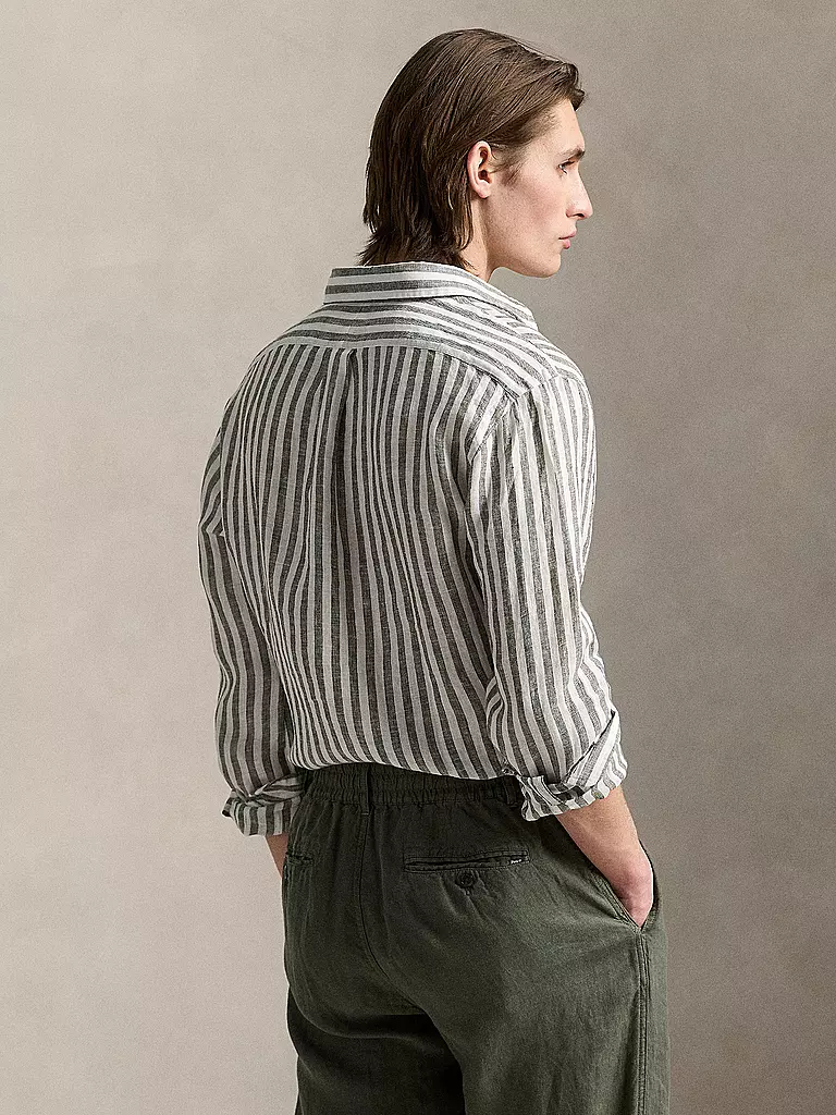POLO RALPH LAUREN | Leinenhemd | olive