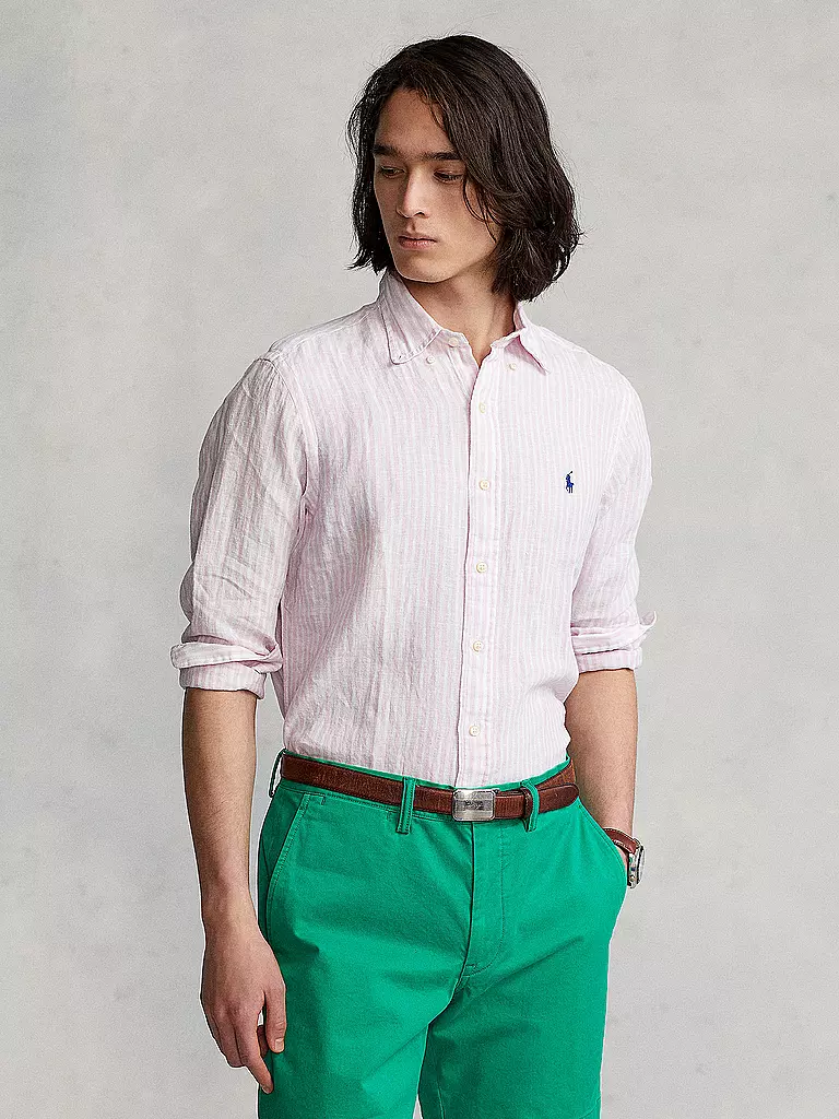 POLO RALPH LAUREN | Leinenhemd | hellblau