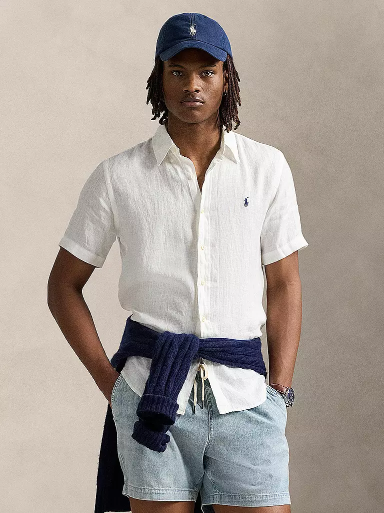 POLO RALPH LAUREN | Leinenhemd | weiss