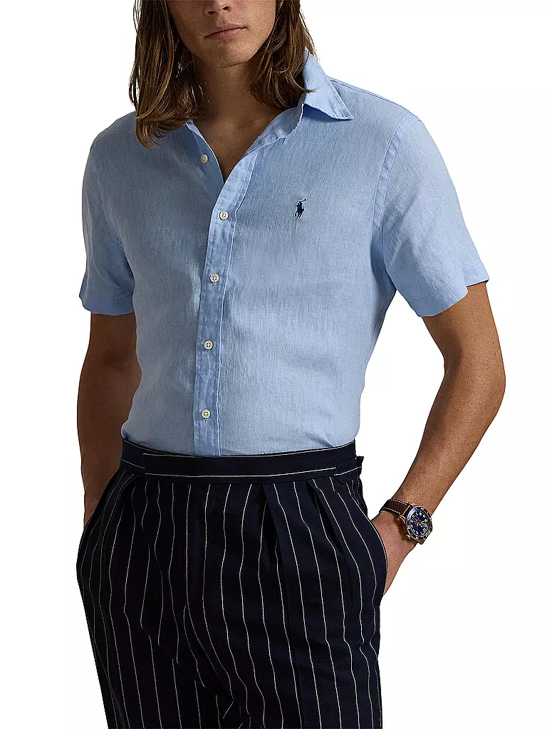 POLO RALPH LAUREN | Leinenhemd | hellblau