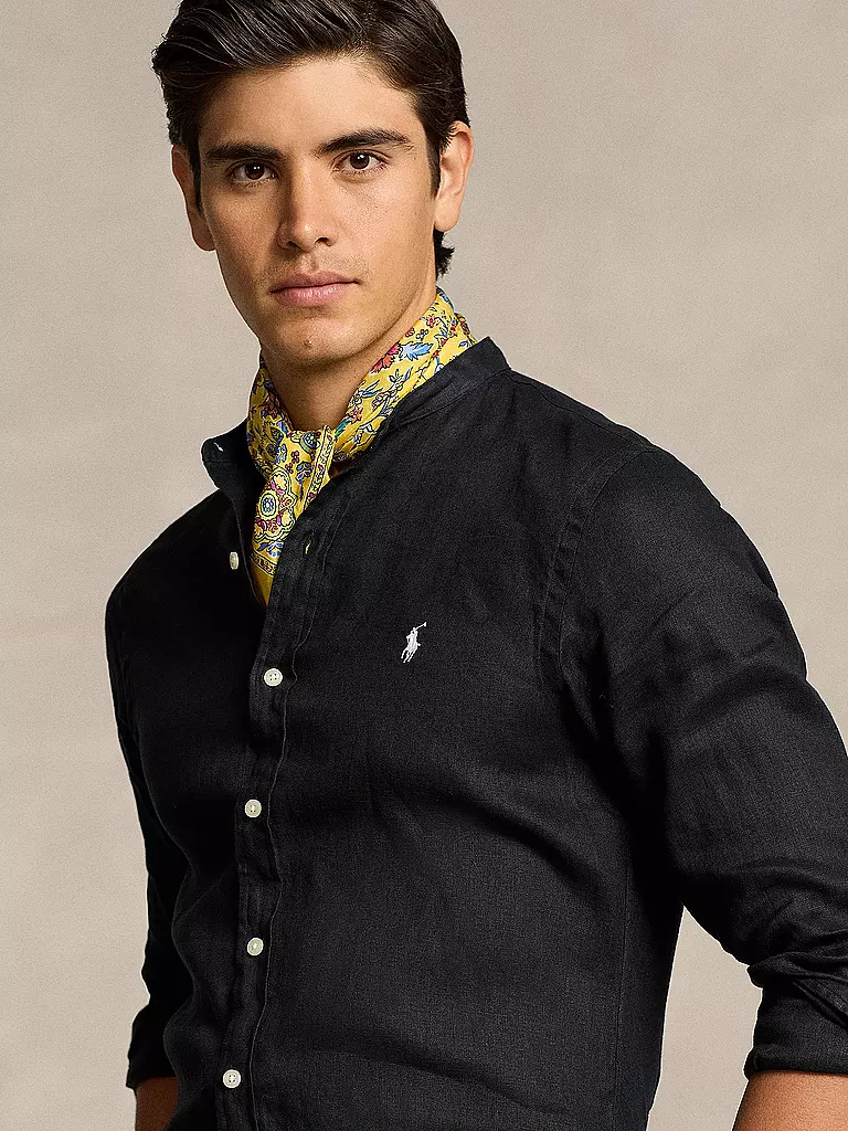 POLO RALPH LAUREN Leinenhemd Schwarz polo-ralph-lauren-leinenhemd-schwarz