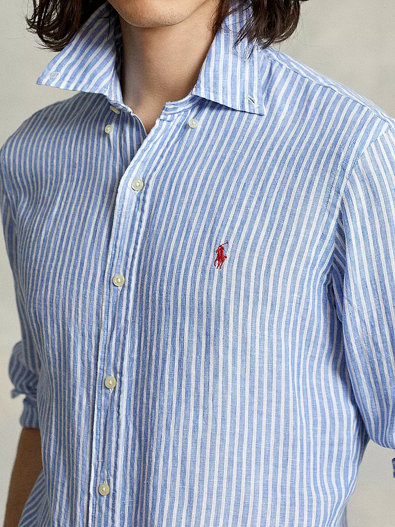 POLO RALPH LAUREN | Leinenhemd | hellblau