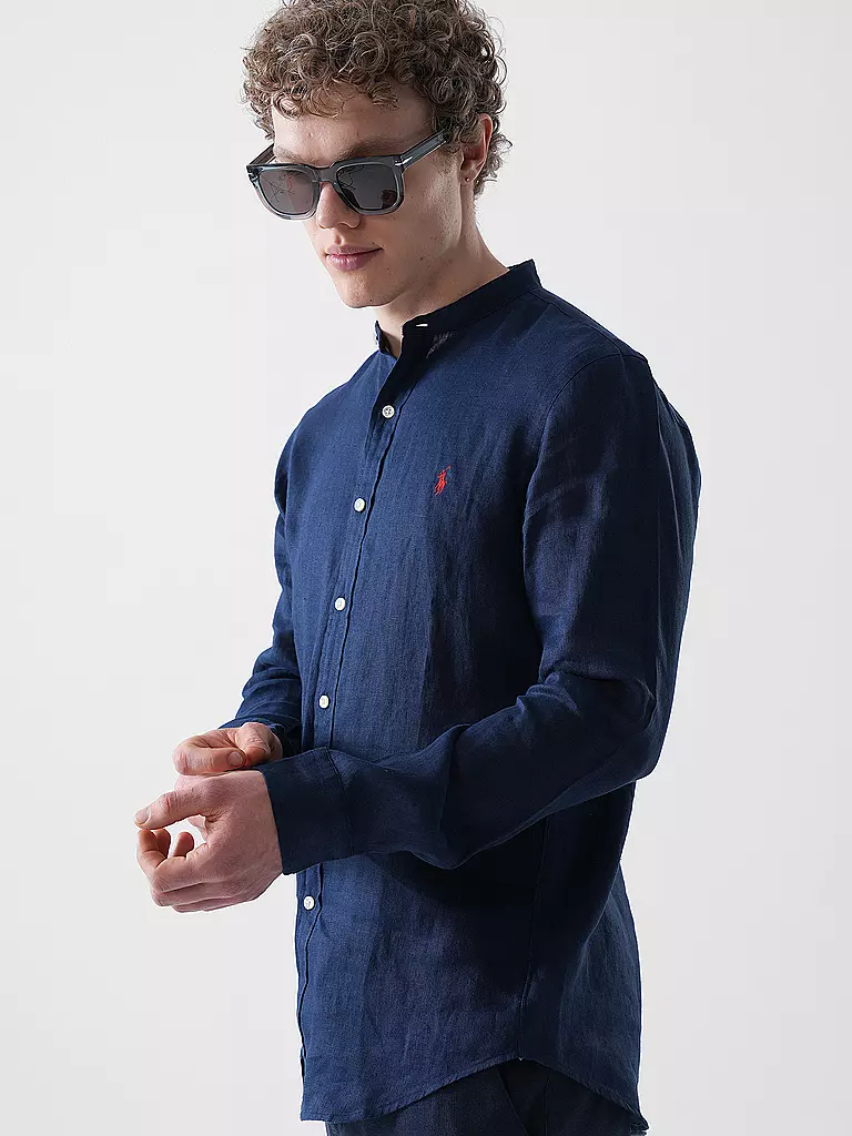 POLO RALPH LAUREN | Leinenhemd | dunkelblau