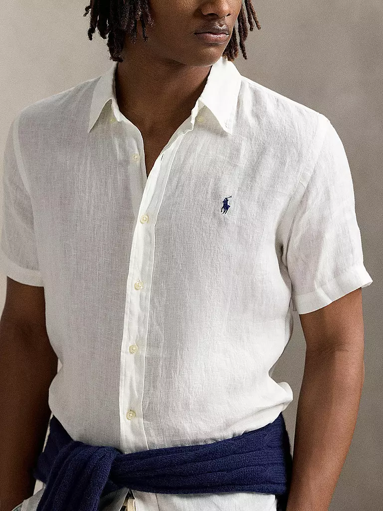 POLO RALPH LAUREN | Leinenhemd | weiss
