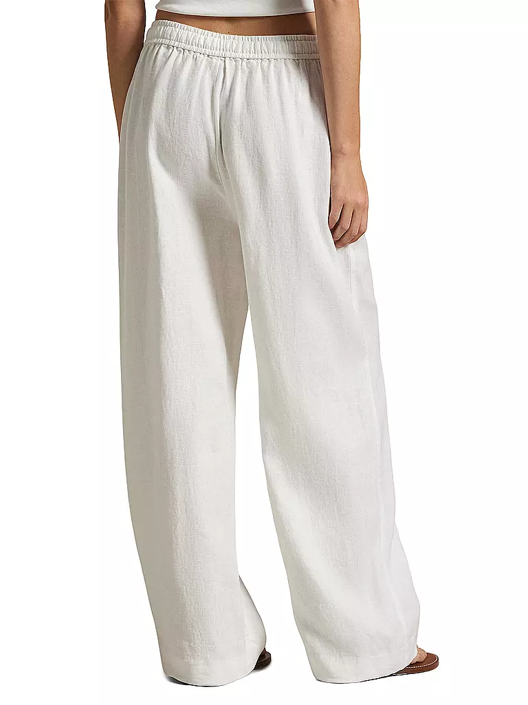 POLO RALPH LAUREN | Leinenhose 7/8 | weiss