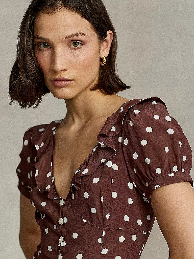 POLO RALPH LAUREN | Maxikleid | braun