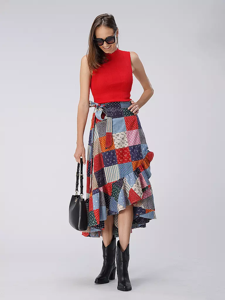 POLO RALPH LAUREN | Midi Wickelrock  | bunt