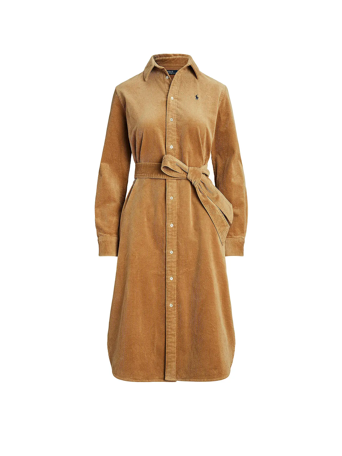 POLO RALPH LAUREN | Midikleid  | camel