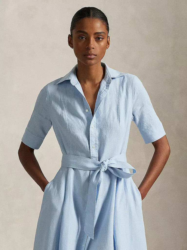 POLO RALPH LAUREN | Midikleid  | blau