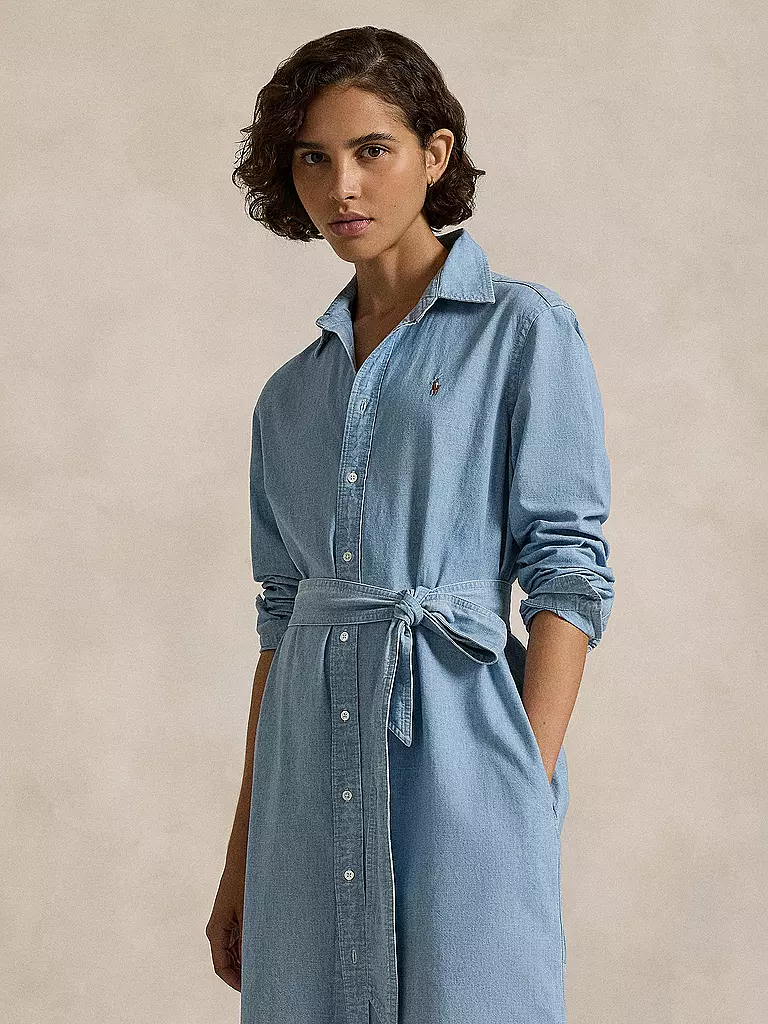 POLO RALPH LAUREN | Midikleid | blau