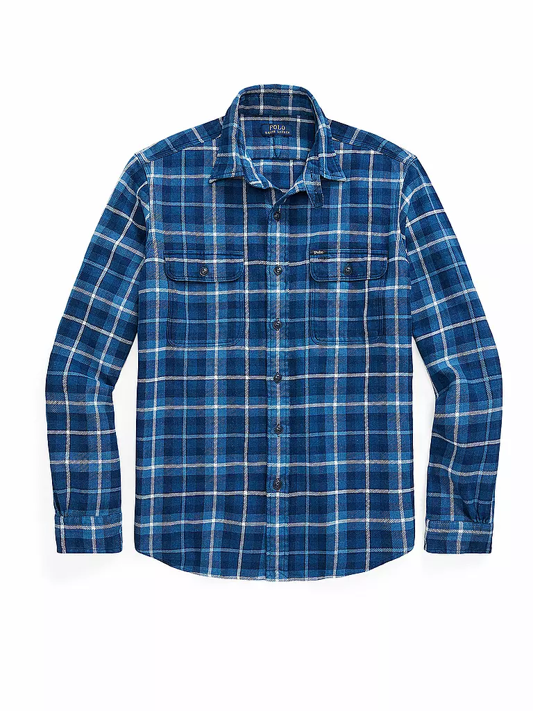 POLO RALPH LAUREN | Overshirt Custom Fit | blau