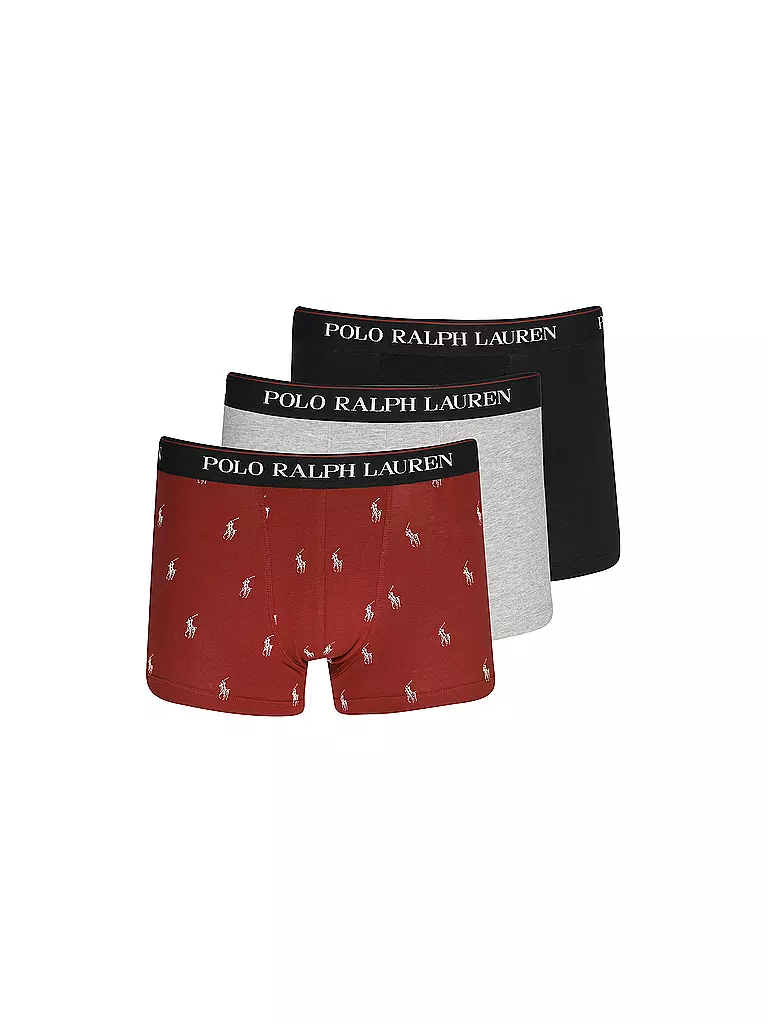 POLO RALPH LAUREN | Pants 3er Pkg. red gem grau blau | bunt