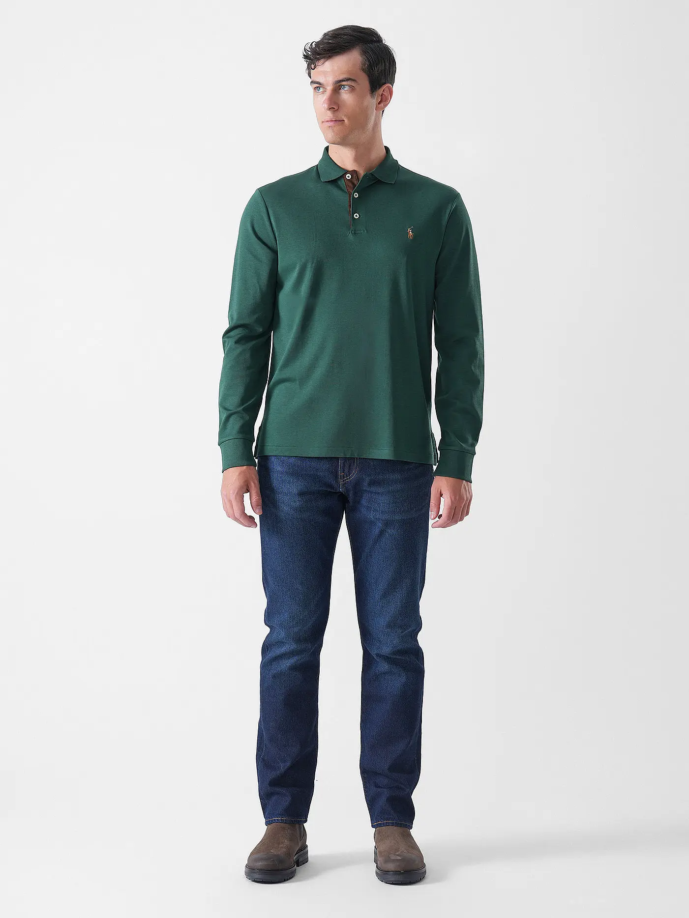 POLO RALPH LAUREN | Poloshirt  | dunkelgrün
