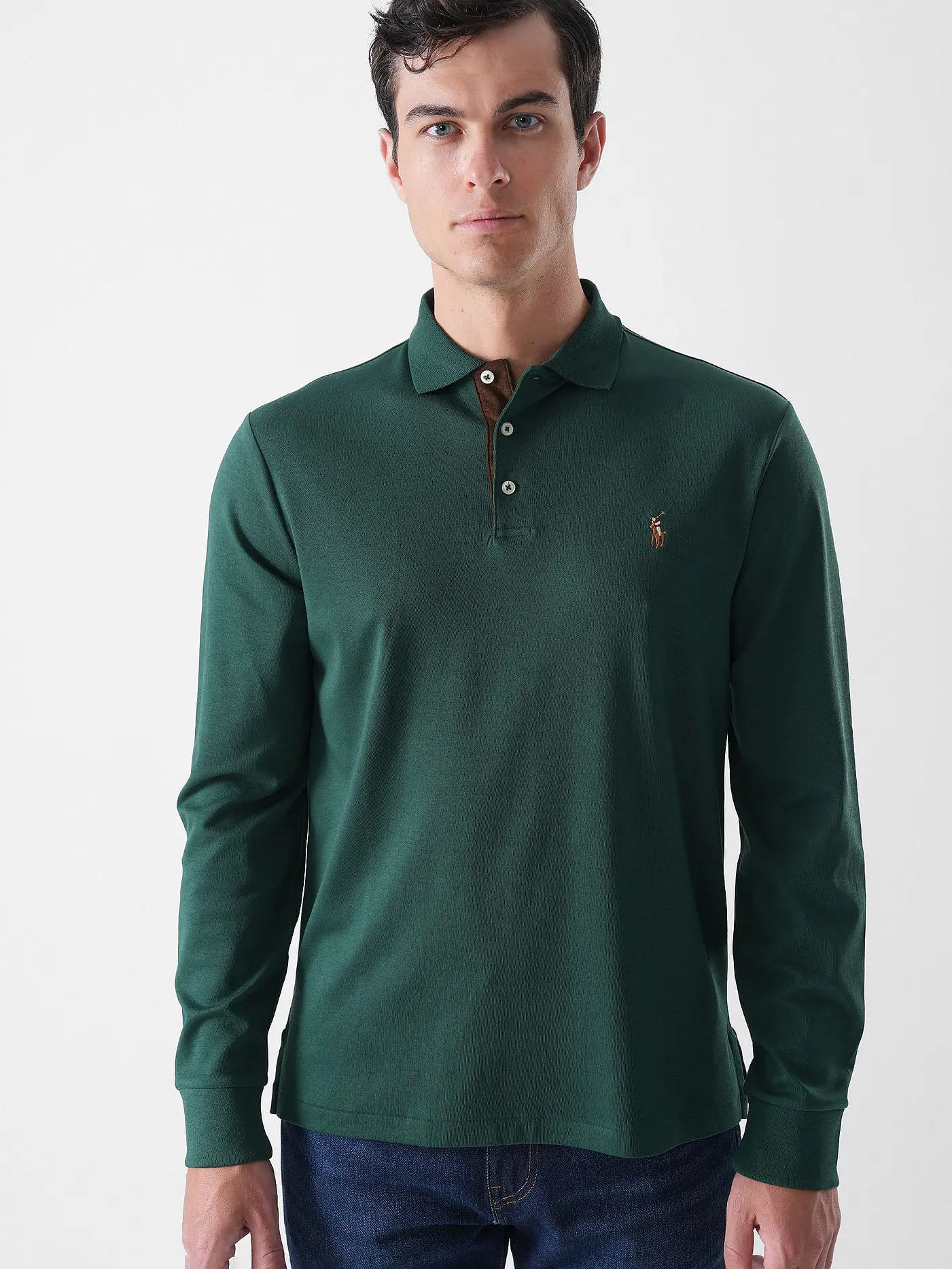 POLO RALPH LAUREN | Poloshirt  | dunkelgrün