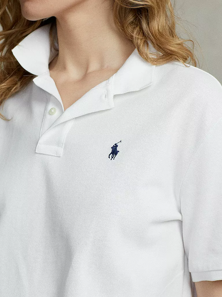 POLO RALPH LAUREN | Poloshirt Cropped Fit | weiss