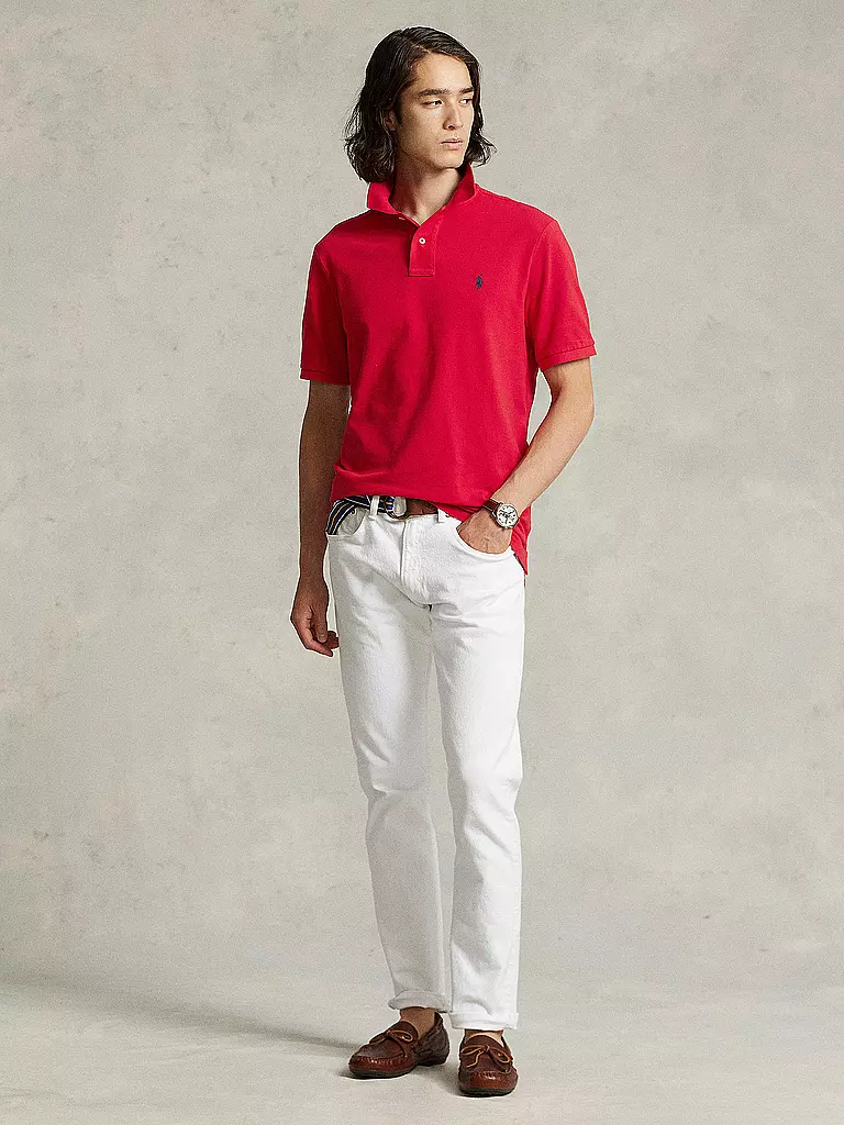 POLO RALPH LAUREN | Poloshirt Custom Fit  | rot