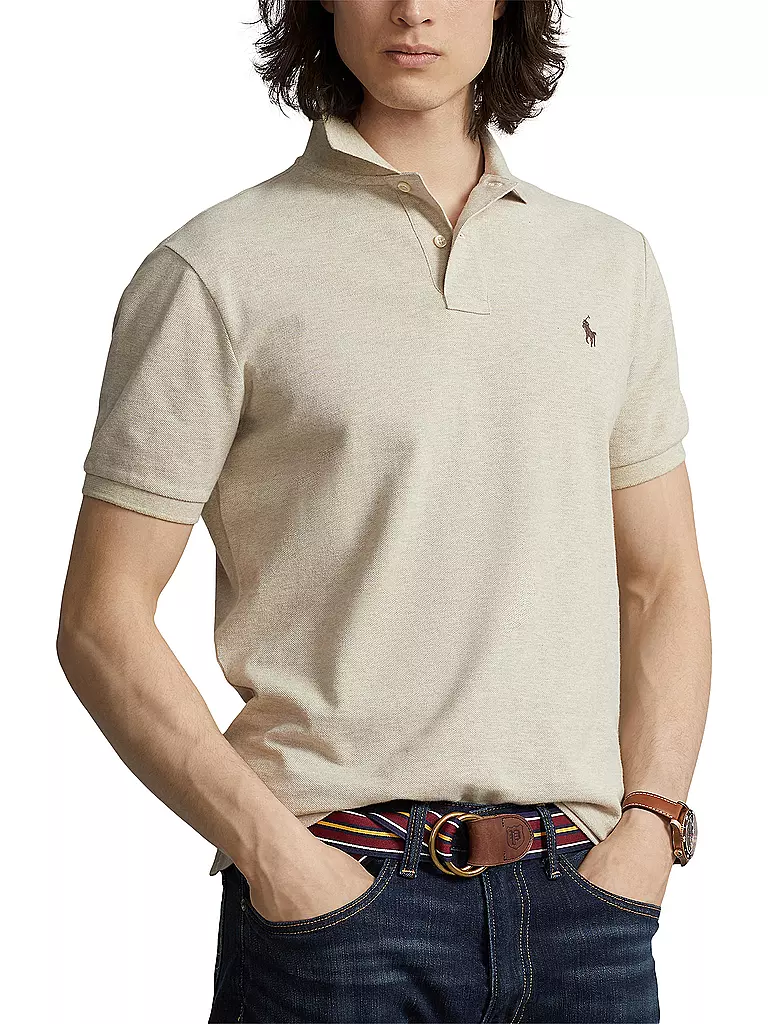 POLO RALPH LAUREN | Poloshirt Custom Fit | Creme