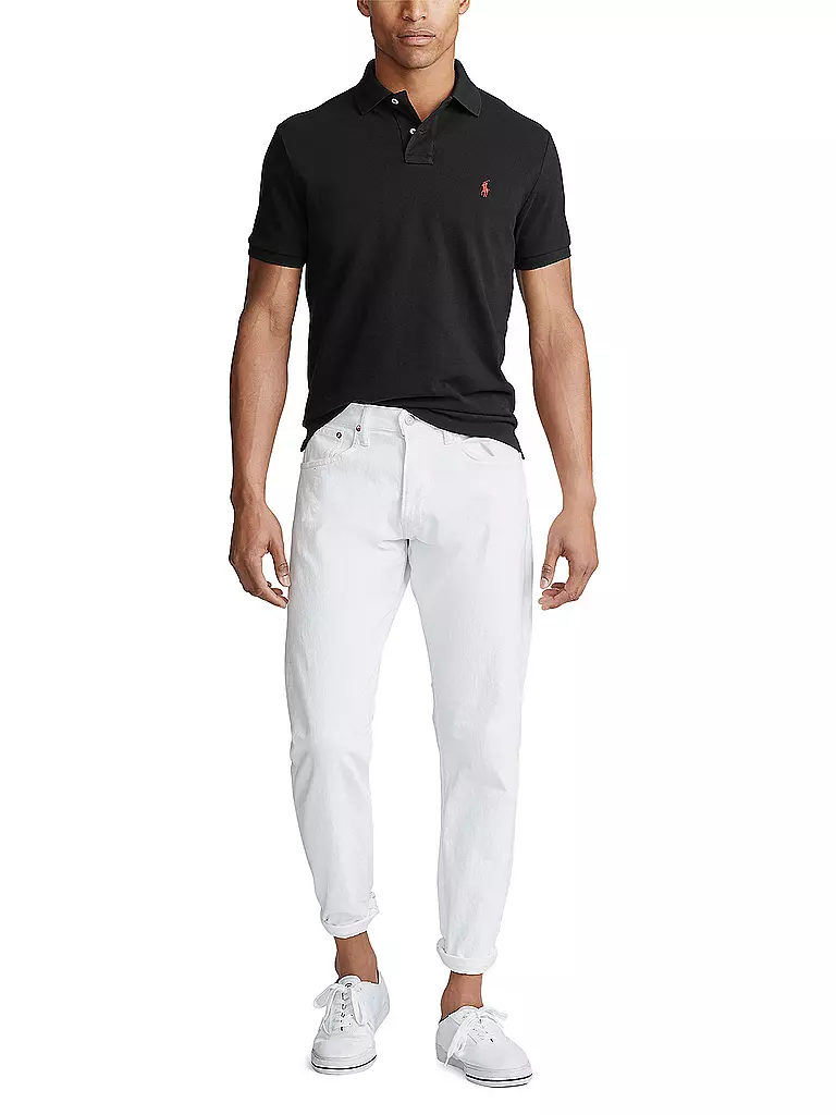 POLO RALPH LAUREN | Poloshirt Custom Slim Fit  | schwarz