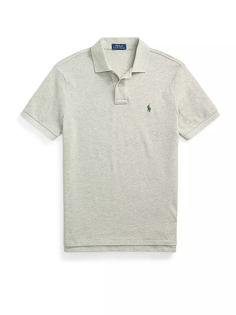 POLO RALPH LAUREN | Poloshirt Custom Slim Fit | hellgrau